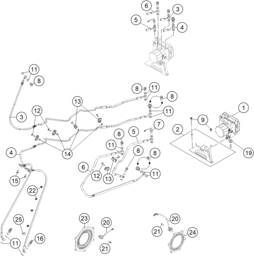 SYSTEME ANTIBLOCAGE POUR 1190 ADVENTURE R ABS 2014 (EU)