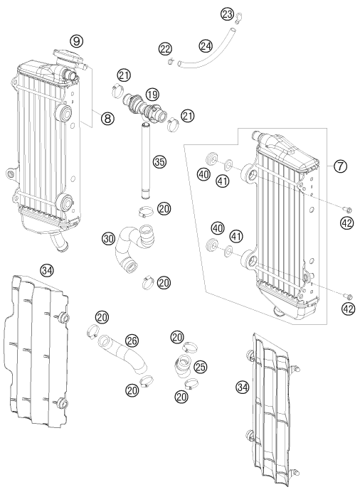 SYSTEME DE REFROIDISSEMENT POUR 450 SMR 2013 EU