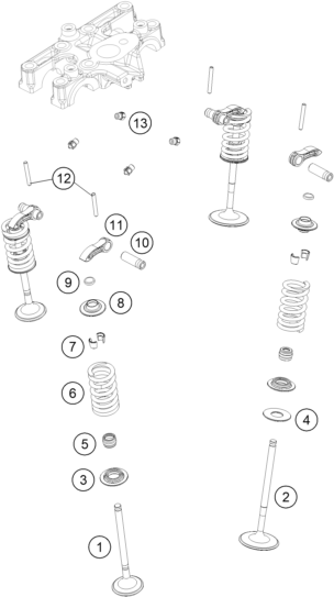 MECANISME DE COMMANDE POUR RC 250 R 2013 EU