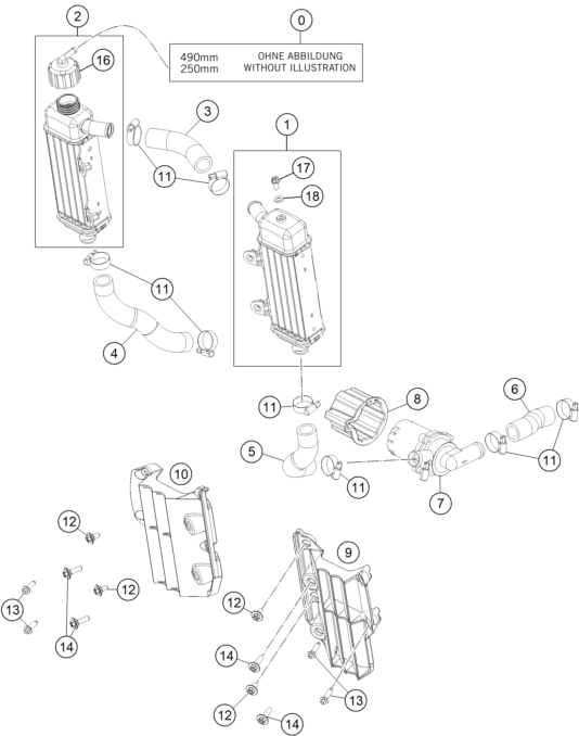SYSTEME DE REFROIDISSEMENT POUR FREERIDE E SX 2014 EU
