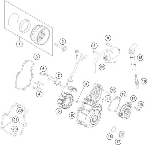 SYSTEME DE ALLUMAGE POUR 250 SX F 2014 EU
