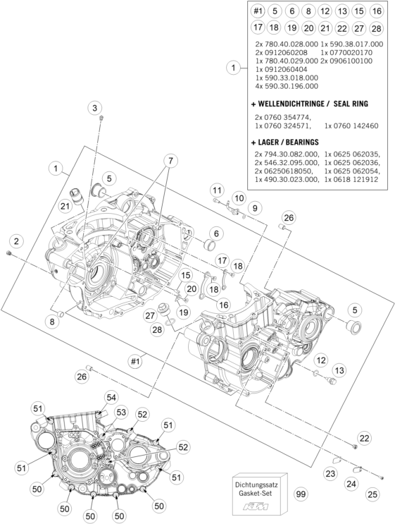 CARTER MOTEUR POUR 450 RALLY FACTORY REPLICA 2015 (EU)