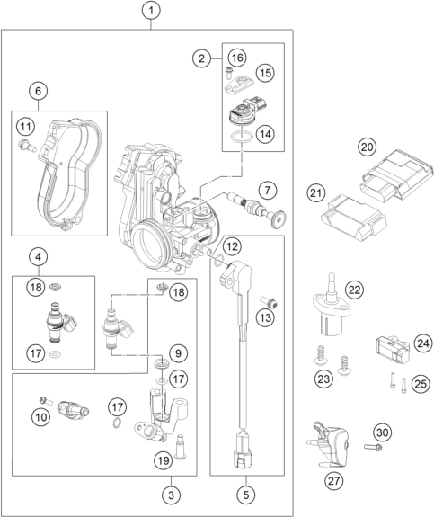 CORPS DU CLAPET DETRANGLEMENT POUR 450 RALLY FACTORY REPLICA 2015 EU