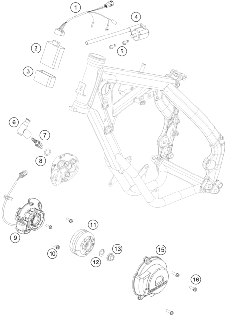 SYSTEME DE ALLUMAGE POUR 65 SX 2020 EU