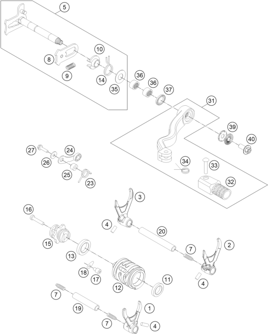 MECANISME DE SELECTION POUR 250 EXC 2016 (EU)