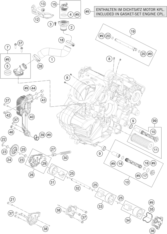 SYSTEME DE LUBRIFICATION POUR 1090 ADVENTURE L 2017 EU