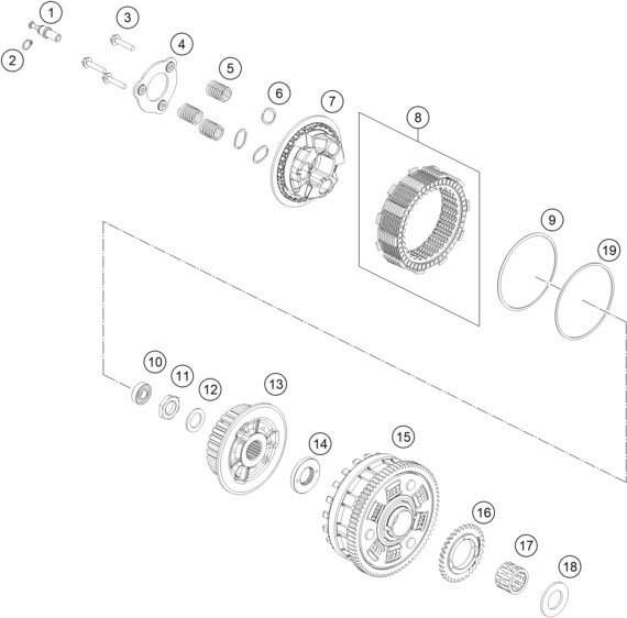 EMBRAYAGE POUR RC 8C 2023