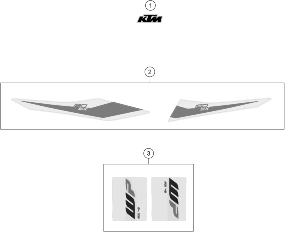 KIT DECO POUR 125 SX 2019 EU