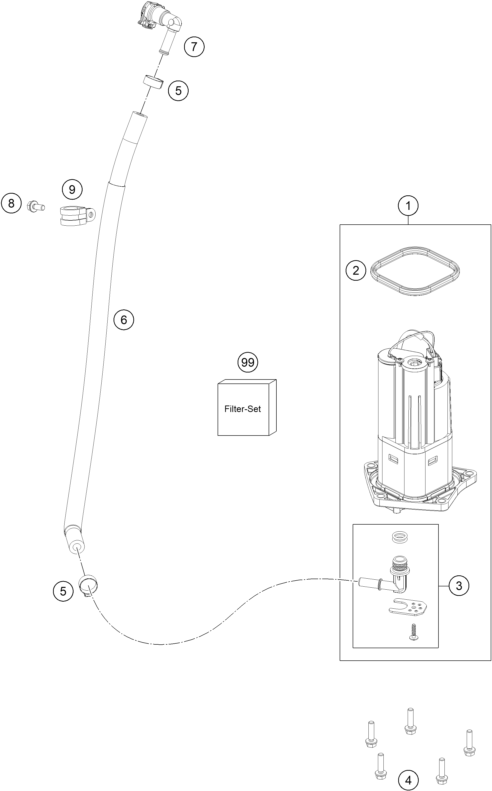 POMPE A ESSENCE POUR 890 SMT 2023 (EU)