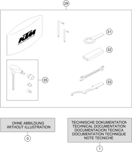 PIECES JOINTES POUR 790 ADVENTURE R 2020 (ASEAN)