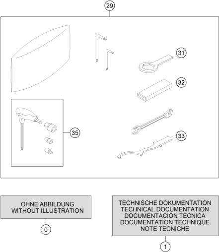 PIECES JOINTES POUR 890 ADVENTURE R 2023 (EU)