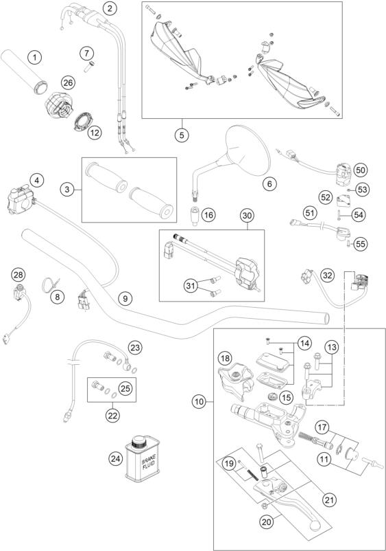 GUIDON ARMATURES POUR 450 RALLY FACTORY REPLICA 2019