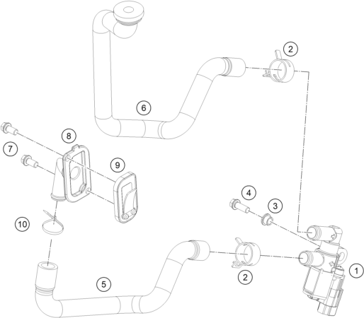 SYSTEME DAIR SECONDAIRE POUR 690 ENDURO R 2019 EU