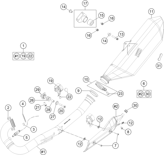 SYSTEME DECHAPPEMENT POUR 690 SMC R 2022 EU