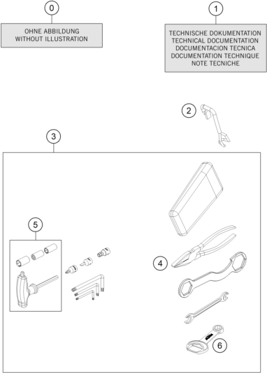 PIECES JOINTES POUR 690 SMC R 2019 (EU)