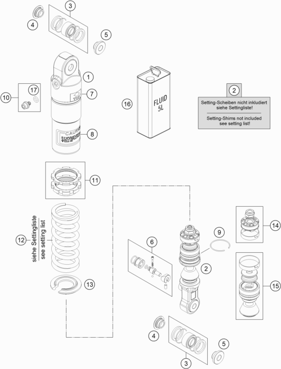 ARMORTISSEUR POUR 50 SX MINI 2020 (EU)