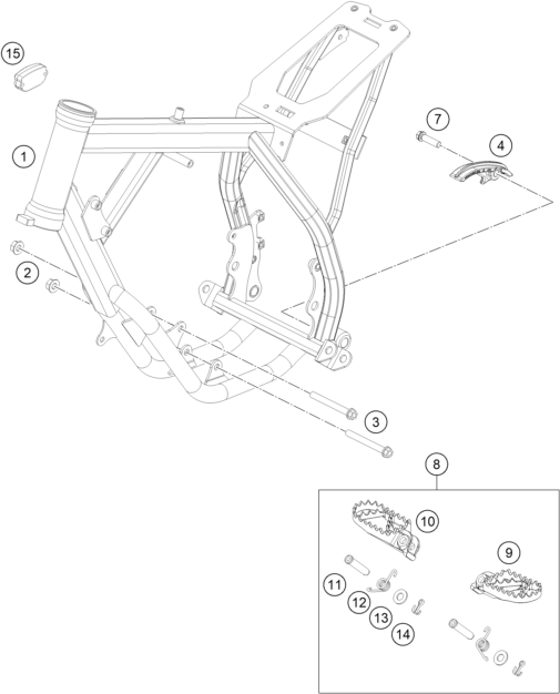 CADRE POUR 50 SX 2022 (EU)