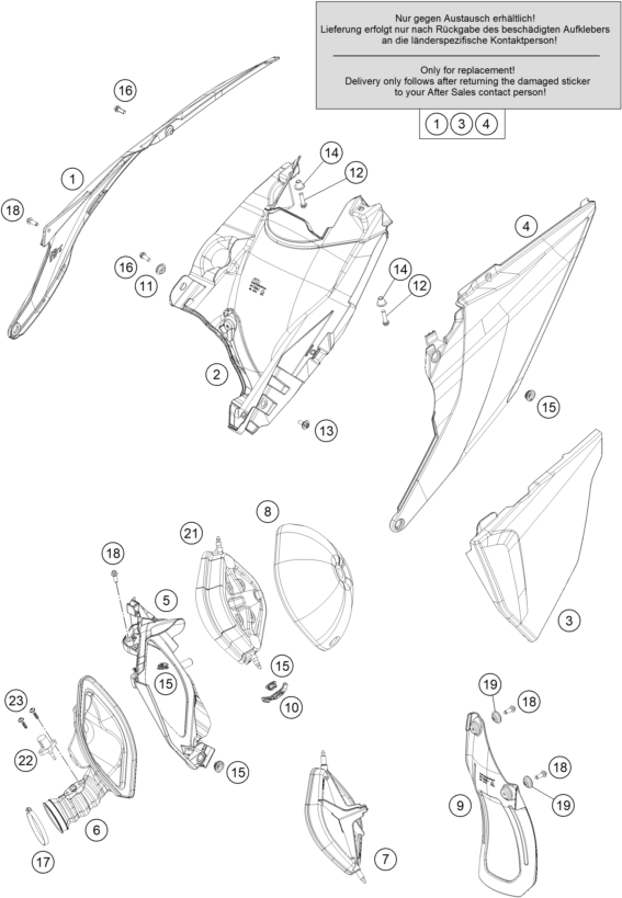 FILTRE A AIR POUR 300 EXC TPI ERZBERGRODEO 2021 (EU)