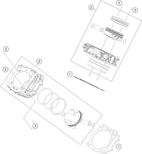CYLINDRE POUR 1390 SUPER ADVENTURE R 2025