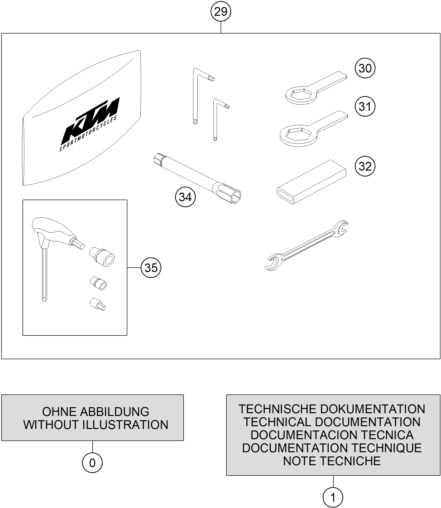 PIECES JOINTES POUR 890 DUKE R 2021 EU