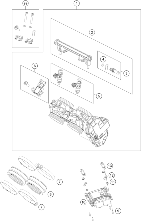 CORPS DU CLAPET DETRANGLEMENT POUR RC 8C 2023