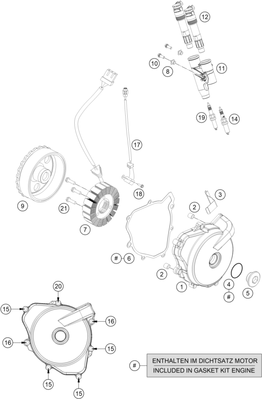 SYSTEME DE ALLUMAGE POUR 690 ENDURO R 2020 EU