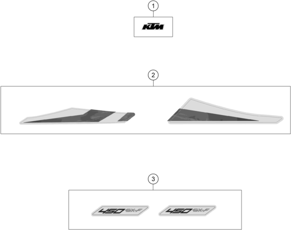 KIT DECO POUR 450 SX F 2020 EU