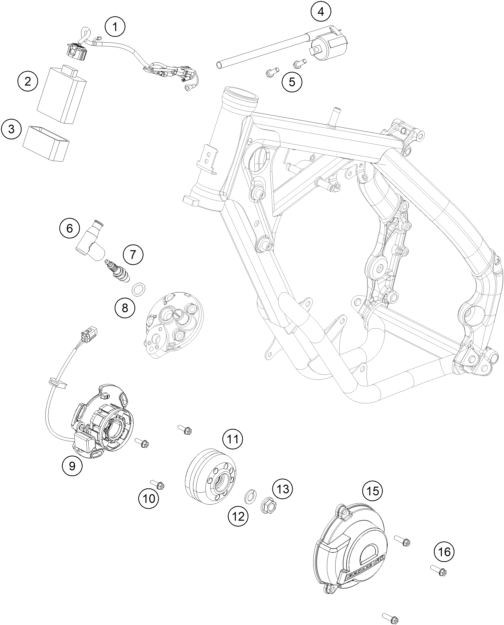 SYSTEME DE ALLUMAGE POUR 65 SX 2022 (EU)