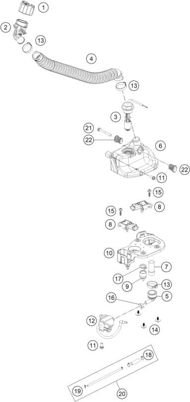 SYSTEME DE LUBRIFICATION POUR 300 EXC 2023 EU