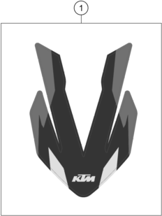 KIT DECO POUR 890 ADVENTURE R RALLY 2021 EU