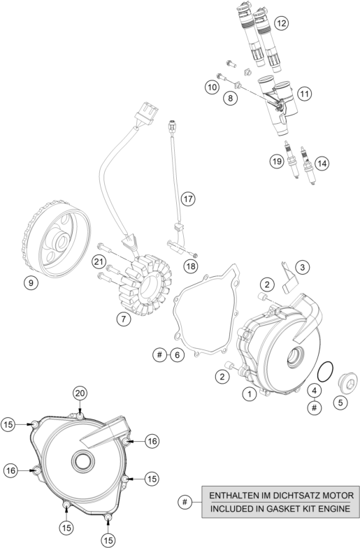 SYSTEME DE ALLUMAGE POUR 690 ENDURO R 2021 EU