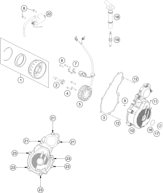 SYSTEME DE ALLUMAGE POUR 350 EXC-F 2021 (EU)