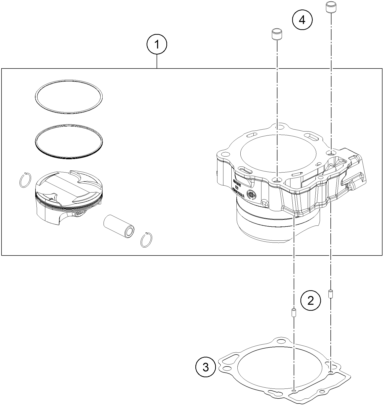 CYLINDRE POUR 450 SMR 2023 (EU)