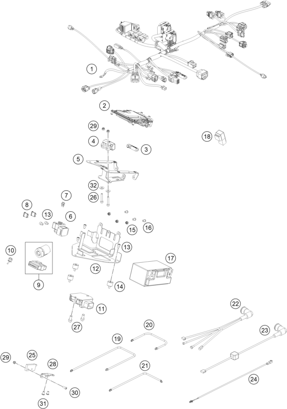 FAISCEAU DE CABLES POUR RC 8C 2022 (EU)