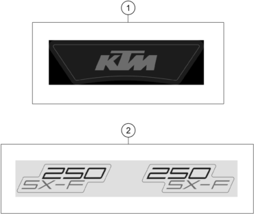KIT DECO POUR 250 SX F 2023 EU