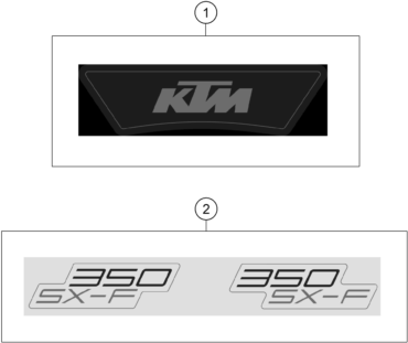 KIT DECO POUR 350 SX F 2023 EU