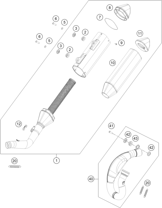SYSTEME DECHAPPEMENT POUR 450 SMR 2023 EU