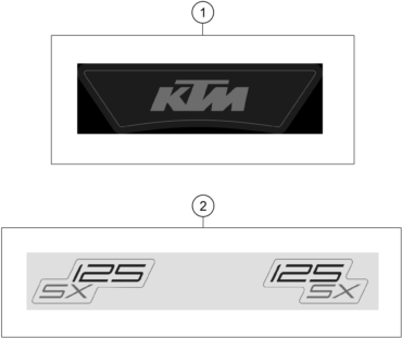 KIT DECO POUR 125 SX 2023 (EU)