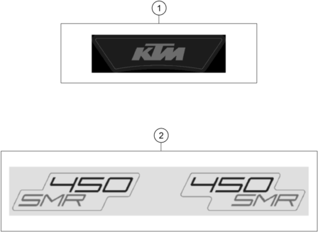 KIT DECO POUR 450 SMR 2023 (EU)