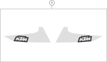 KIT DECO POUR 125 DUKE ORANGE NHD BD 2024 EU