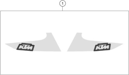 KIT DECO POUR 125 DUKE BLUE 2025 EU