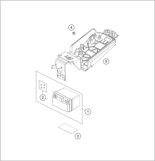 BATTERIE POUR 250 EXC-F 2024 (EU)