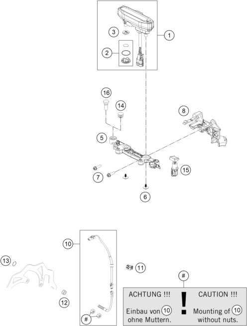 INSTRUMENTS SYSTEME DE VERROUILLAGE POUR 300 XC W CHAMPION EDITION 2025