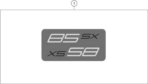 KIT DECO POUR 85 SX 1714 2025