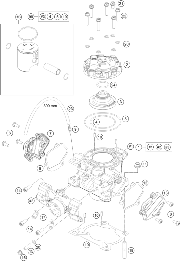 CYLINDRE POUR 85 SX 1714 2025