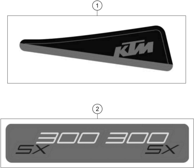 KIT DECO POUR 300 SX 2025 EU
