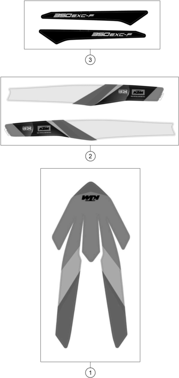 KIT DECO POUR 450 SX F 2025 EU