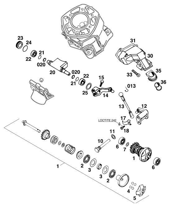 VALVE DECHAPPEMENT POUR 125 SX MARZOHL EU