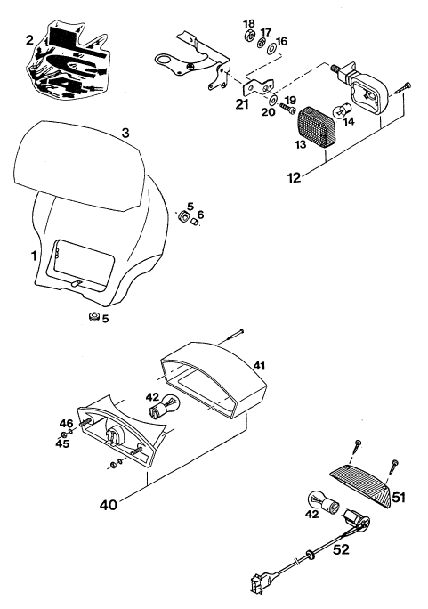 ECLAIRAGE POUR 350 E XC 4T EU