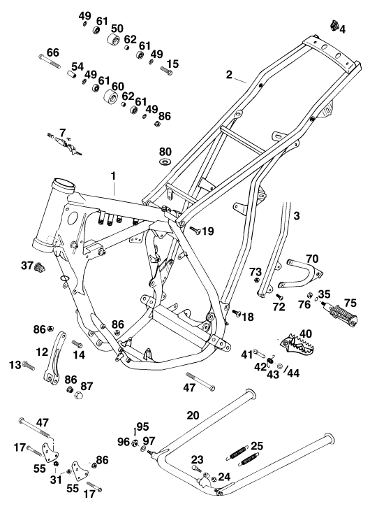 CADRE POUR 125 EGS MU00D6 6KW FR